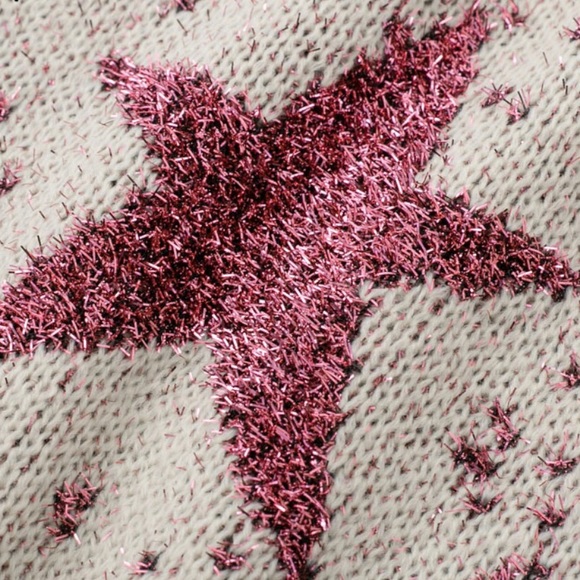 ✨Burgundy Star Patterned Sweater✨ - Picture 3 of 8